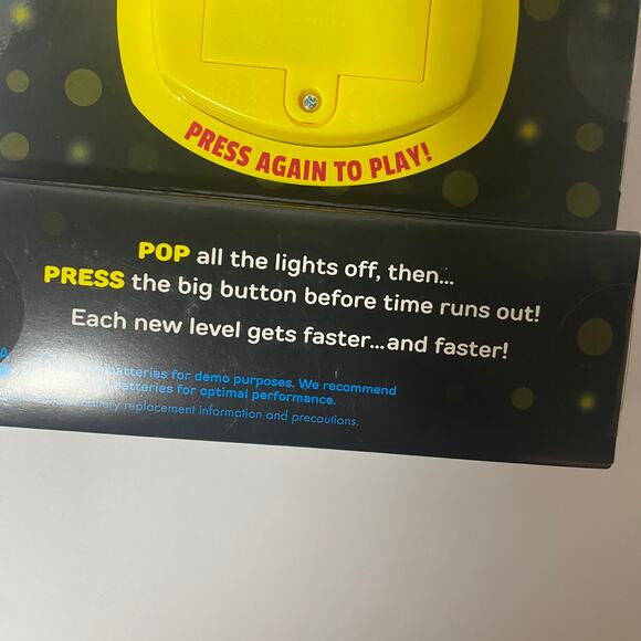 Pop It! Pro NEW The Original Light Up Pattern Popping Fidget Game Buffalo - Picture 6 of 6